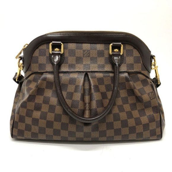 Auth LOUIS VUITTON N51998 Damier TreviGM 2WAY bag Hand Bag Damier Canvas Brown - Picture 15 of 16